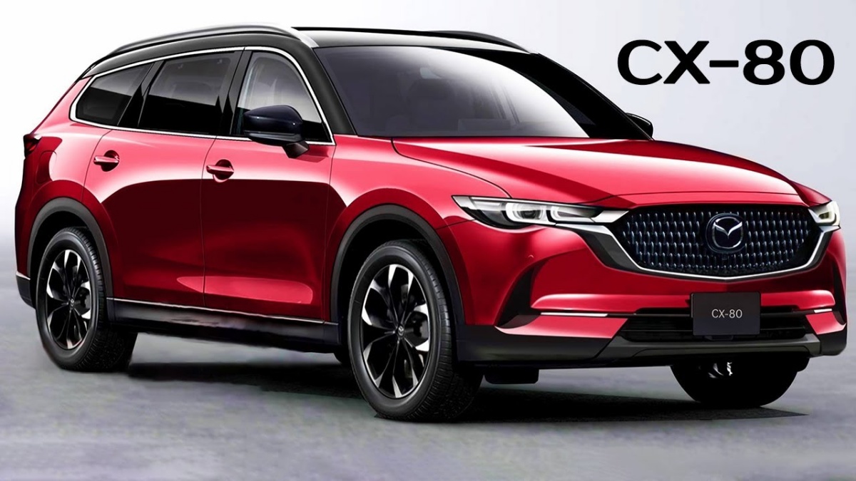 Mazda CX80 ใหม่ SUV Bigsize 7 ที่นั่ง บุกตลาดยุโรป 2023 มีทั้ง Hybrid และ PHEV ไทยยังมีลุ้น